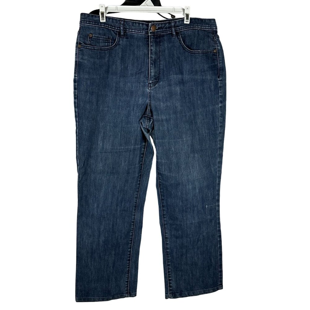 Coldwater Creek Women's Straight Leg Denim Jeans Size 14